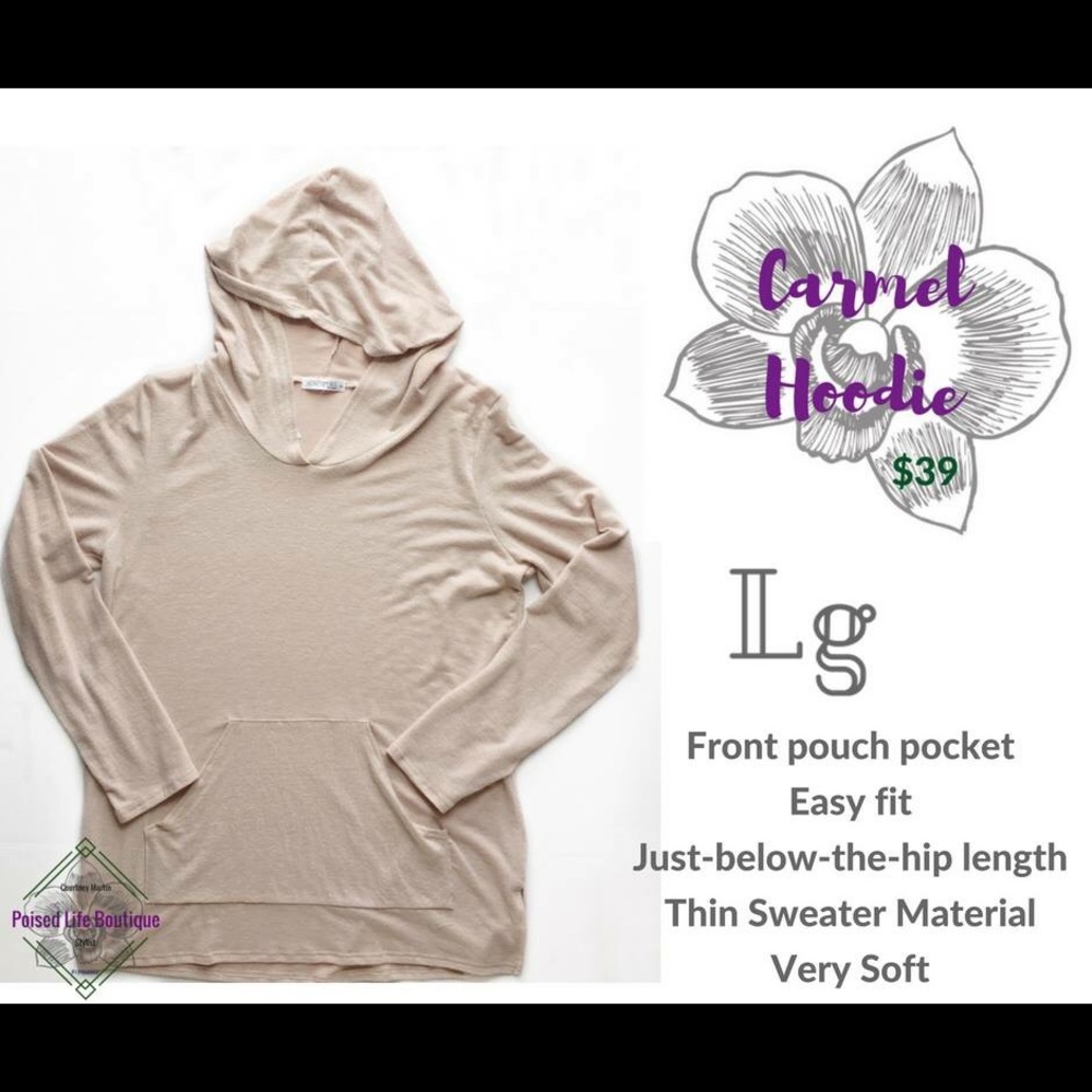Honey & Lace Carmel Hoodie